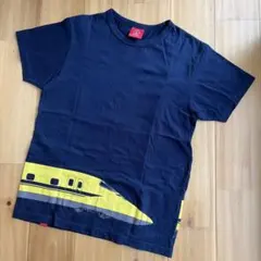 OJICO オジコ　新幹線 Tシャツ ネイビー　ドクターイエローのサムネイル
