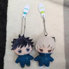 ラウンドワン×呪術廻戦 伏黒恵 狗巻棘 ボールチェーンマスコット 2点セット