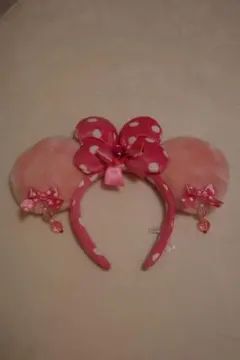 ミニーマウス　カチューシャ　イヤリング