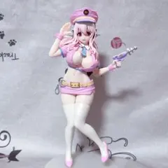 すーぱーそに子 スペースポリス フィギュア ピンク 箱無し ジャンク