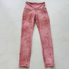 Reebok レギンス LES MILLS ヨガ ピンク S（A854）