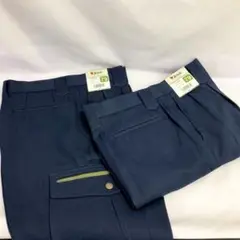 428】Jichodo 40902 作業ズボン ネイビー サイズ79 ２着 新品