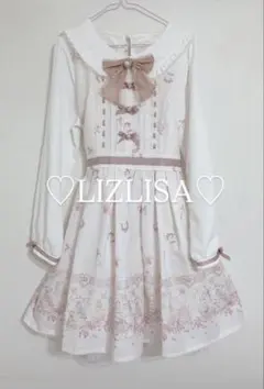 【正規品】LIZLISA スイーツバニー♡ふんわりリボンワンピース♡