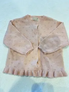 petit main カーディガン 80 ピンク