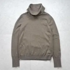 UNIQLO カシミヤタートルネックセーター ニット ベージュ Sのサムネイル