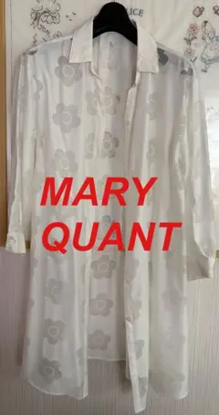 MARY QUANT デイジー柄 シアー ロングブラウスのサムネイル