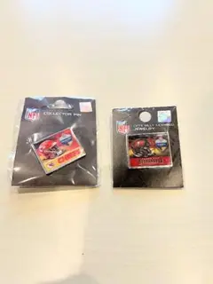 NFL ピンバッジ2個セット アメフト 日本未入荷