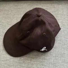 agnès b. ブラウン ベースボールキャップ