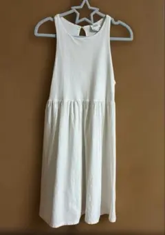 ZARA ノースリーブ ホワイトワンピース122cmのサムネイル