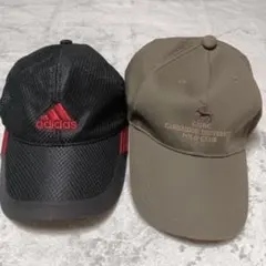 お得！アディダス（adidas）と POLO CLUB キャップ2個セット