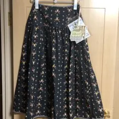 新品　M フランシュリッペ　ブラック　うさぎ　スカート　ピンク　女性 新品 M フランシュリッペ ブラック うさぎ スカート ピンク 女性