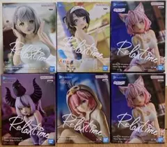 ホロライブ Relax time プライズフィギュア 6体セットまとめ売り