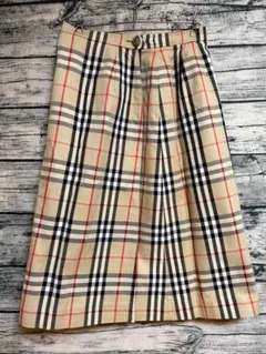 良品✨Burberry スカート 巻きスカート フリンジ ノバチェック ベルト 良品✨Burberry スカート 巻きスカート フリンジ ノバチェック