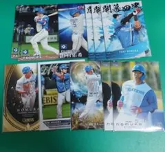 プロ野球チップス　Topps　BBM GENESIS　野村佑希　カードセット