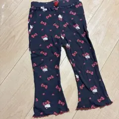 HELLO KITTY リボン柄パンツ 90サイズ　フタフタ