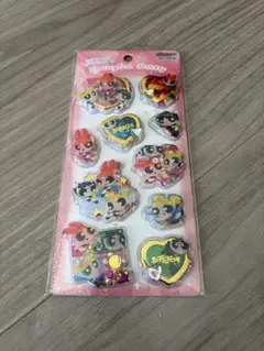 パワーパフガールズ スパンコール パーティ シール