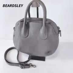 【未使用級】BEARDSLEY 本革 ラウンドミニボストンバック 2way