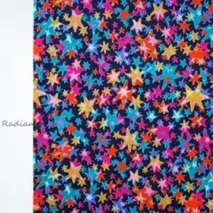 リバティ48.スターストラック☆プリントタナローン☆はぎれ☆星柄☆