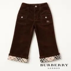 BURBERRY LONDON キッズ コーデュロイパンツ ノバチェック
