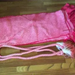 重ね襟はないですが、未使用の成人式用、帯締め、帯揚げのセットです！