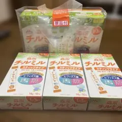 森永 チルミル エコらくパック 詰め替え用400g×3個 スティック30本