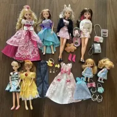 リカちゃん人形 まとめ売り　衣装.小物付き　エモキャット　コスメラバー