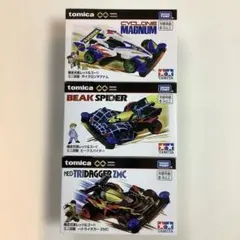 トミカプレミアム　アンリミテッド　爆走兄弟レッツ&ゴー　ミニ四駆　3個セットのサムネイル