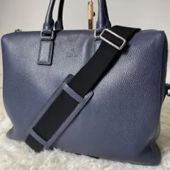 GUCCI グッチ ビジネスバッグ レザー ネイビー　2WAY ブリーフケースのサムネイル