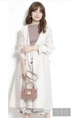 ◇未使用タグ付き◇Apuweiser-riche エアリートレンチコート