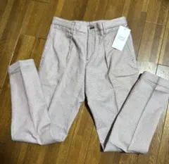 TAKEO KIKUCHIの赤と白の千鳥格子柄 スラックス パンツのサムネイル