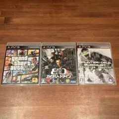 ps3 バイナリードメイン＋スプリンターセルBLKO＋グランドセフトオート5