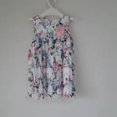 H&M 蝶のプリント ノースリーブワンピース EUR 92