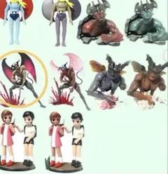 デビルマン 無版権 ライター キーホルダー 4体セット フィギュア　パチモン デビルマン 無版権 ライター キーホルダー 4体セット フィギュア