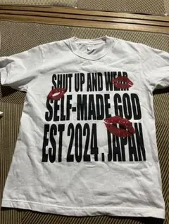 ホワイト Tシャツ SELF-MADE GOD