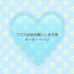 プロフ必読お願いします様 専用ページ