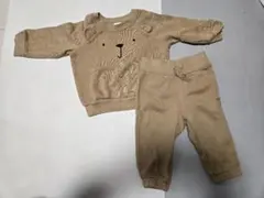 baby gap セットアップ 6-12ヶ月　裏起毛　薄手