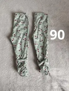 【双子】未使用品 さくらんぼ柄 90サイズ パンツ 2セット