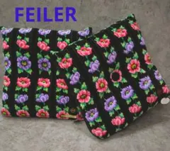 ✨未使用品✨ フェイラー ドイツ・シュニール織 手帳型スマホケース
