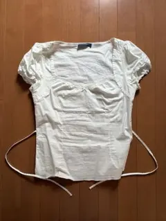 brandy melville パフスリーブ シャツ