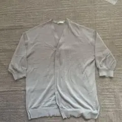 CINEMA CLUB グレー カーディガン Lサイズ