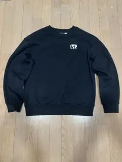 H&M ブラック リラックスフィット トレーナー