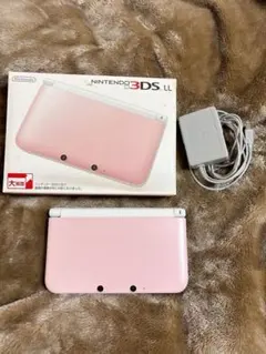 ニンテンドー3DS LL ピンク×ホワイト