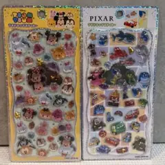 【正規品】プチドロップステッカー　ツムツム　ピクサー ディズニー ２枚セット
