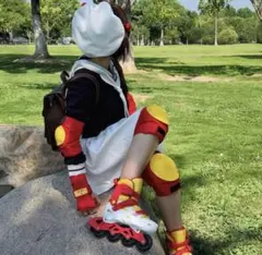 CCさくら 木ノ本さくら ローラースケート コスプレ道具 プロテクター