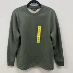 REALTREE メンズ トレーナー クルーネック 裏ボア US/S グリーン