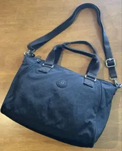 KIPLING 2way トートバッグ　黒のサムネイル