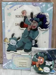 忍たま乱太郎 アモカフェ 七松小平太 アクリルスタンド＆缶バッジセット