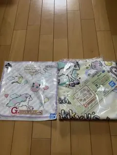 ポケモン ミミッキュ1番くじ ブランケット ハンドタオル