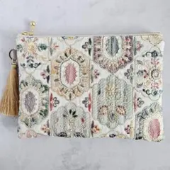 インド刺繍生地 ファッション小物