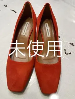 FABIO RUSCONI パンプス朱赤